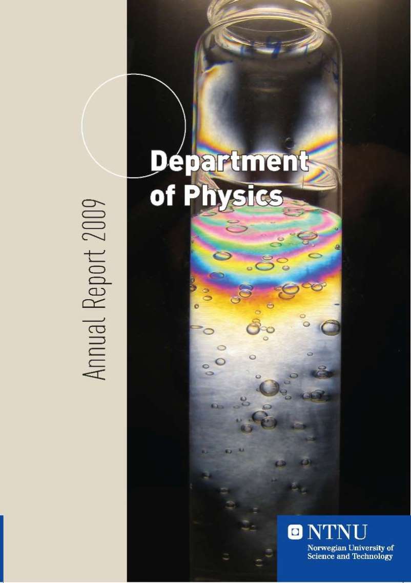 Department of Physics, Annual report 2009