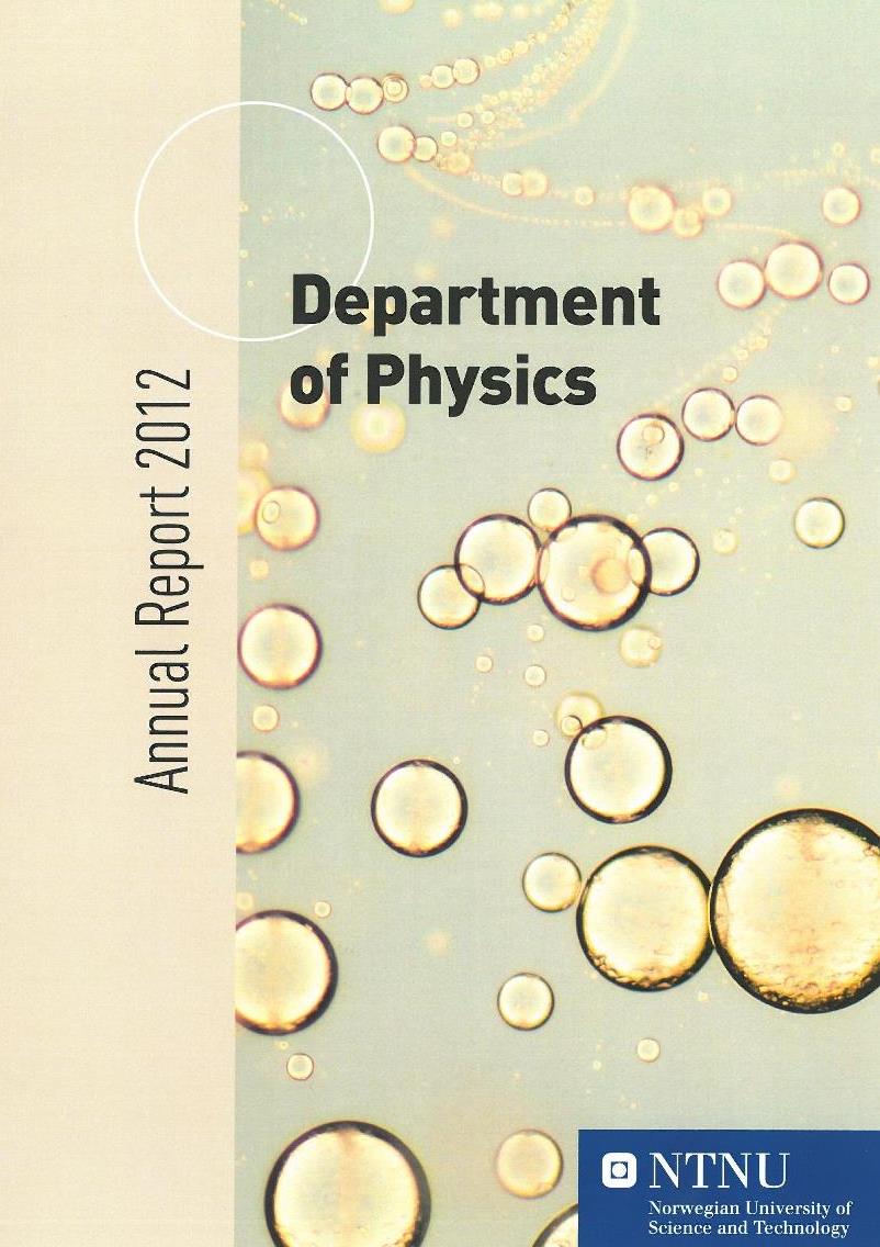 Department of Physics, Annual report 2012