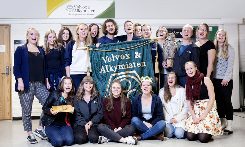 Realfagstudenter i biologi, bioteknologi og kjemi har felles linjeforening som heter Volvox & Alkymisten. Foto.