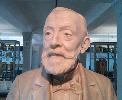 Skulptur av Rudolf Virchow