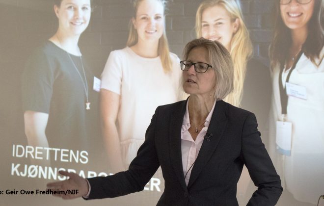Karen Kvalevåg, generalsekretær i Norges idrettsforbund