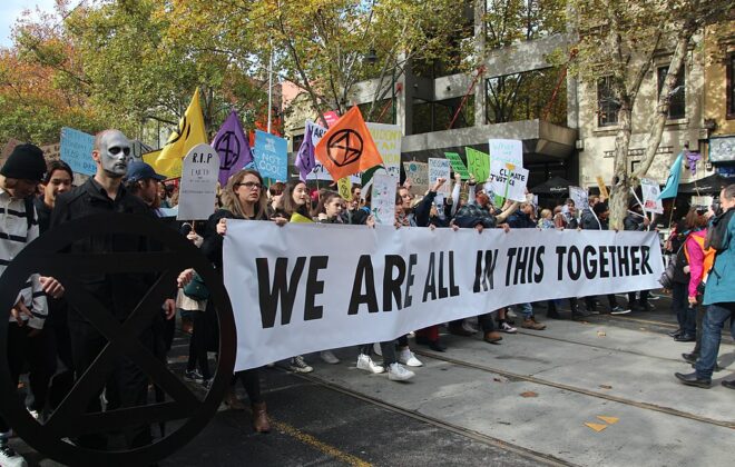 solidarity rally for global climatestrike