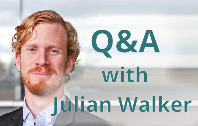 Q and A with Julian Walker. Collage
