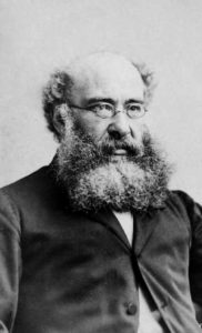 Den britiske forfatteren Anthony Trollope. 