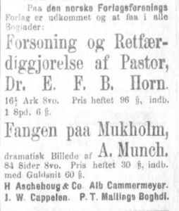 (Bildet er hentet fra Nasjonalbibliotekets arkiv, Aftenposten 18. desember 1875)