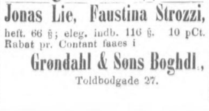 Bilde hentet fra Aftenposten desember 1875