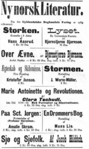 Bilde hentet fra Aftenposten desember 1895.