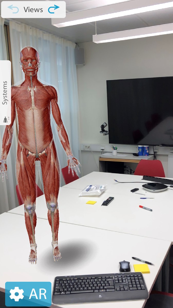 Human anatomy atlas kommer nå med augmented reality