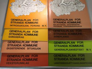 Plangrunnlag for en generalplan, her for Stranda kommune