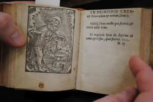 En side i boken Enchiridion Piarum Precationum Cum Calendario et Passionale.