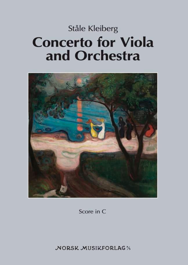 Partiturforside - Ståle Kleiberg: Concerto for Viola and Orchestra. Foto