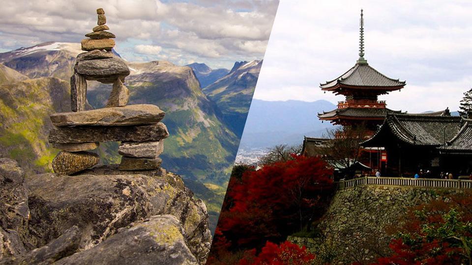 Norway and Japan. Photo