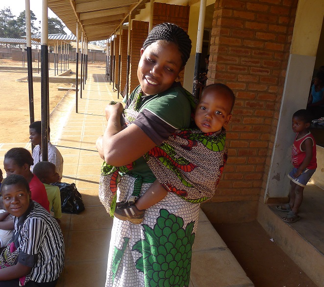 Woman and children in Malawi