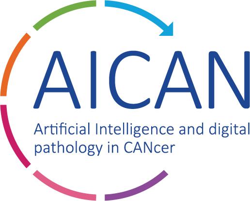 logo for AIKAN, Kunstig intelligens i tolking av digitale bilder av kreft, Artificial Intelligence and digital pathology in CANcer