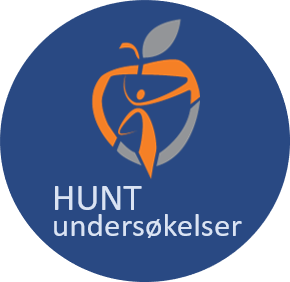 Bilde med HUNT logo og tekst" HUNT undersøkelser". Lenke til opplysninger om HUNT undersøkelser