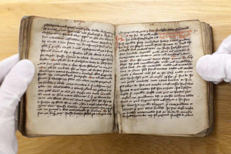 Eksemplar av Landslova frå cirka 1370 - 1390