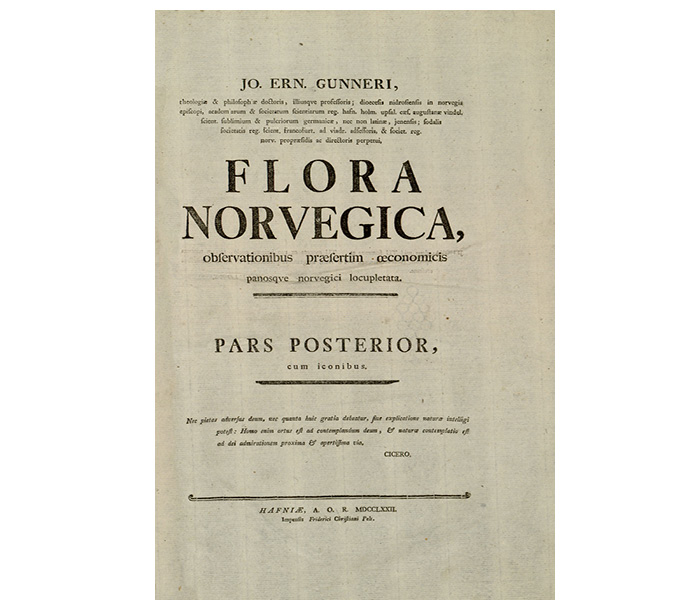 flora norvegica tittelblad del 2