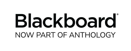 Logo med tekst: Blackboard. Now part of anthology