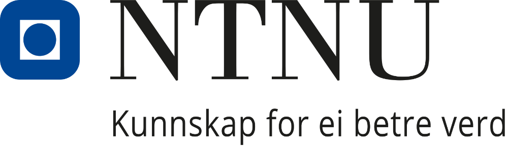 Logo med tekst: NTNU Kunnskap for ei betre verd