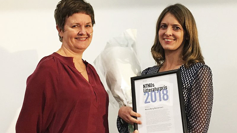 Forfatter og journalist Maria Berg Reinertsen er tildelt NTNU Litteraturpris 2018.