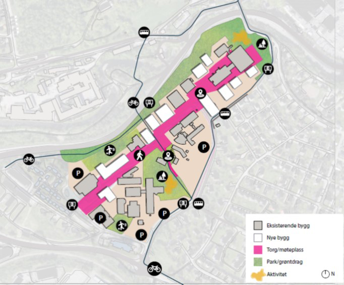 Plan for campus Gjøvik