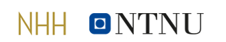Logoer: NHH og NTNU