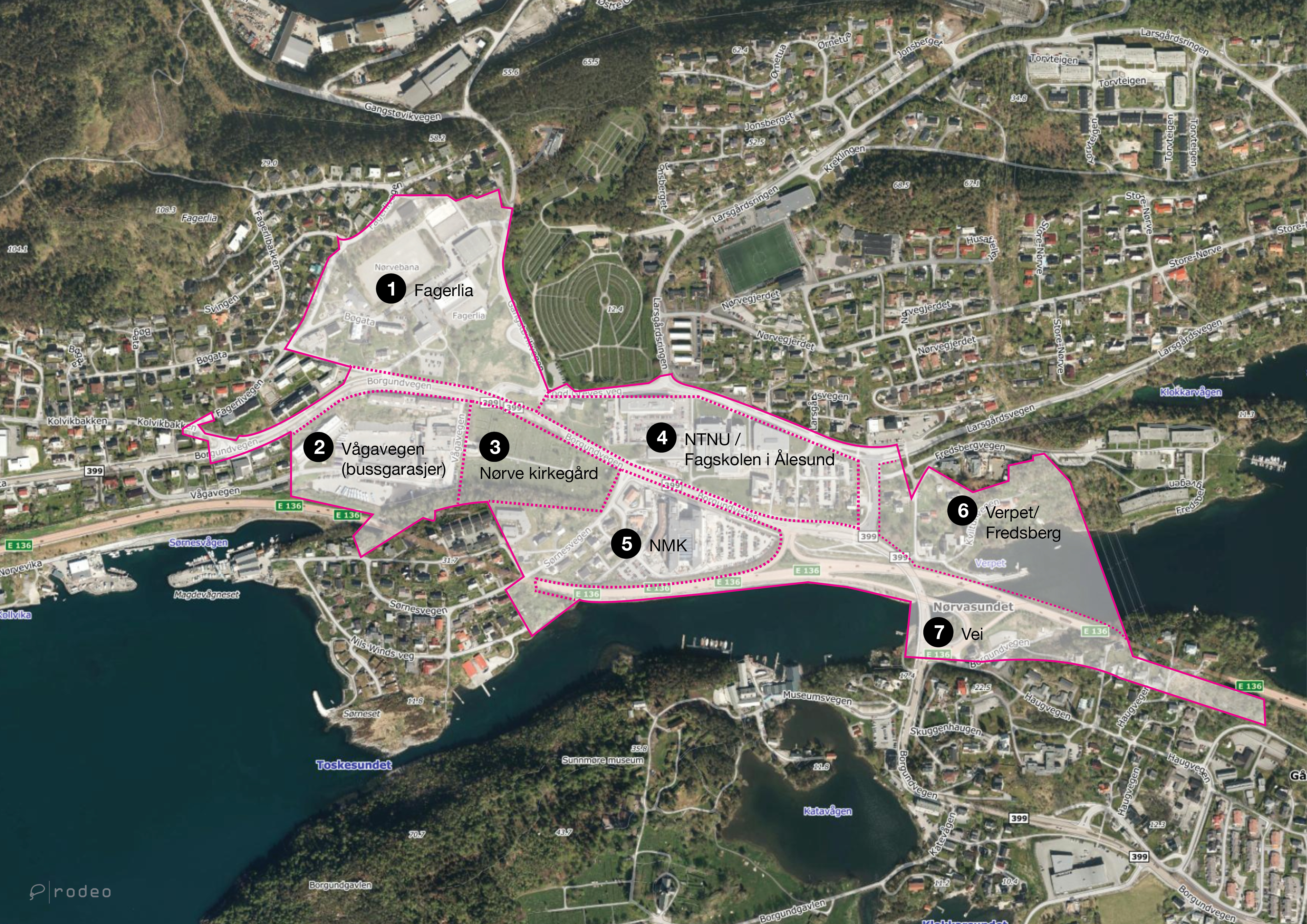 Campus area in Ålesund: Rodeo architects