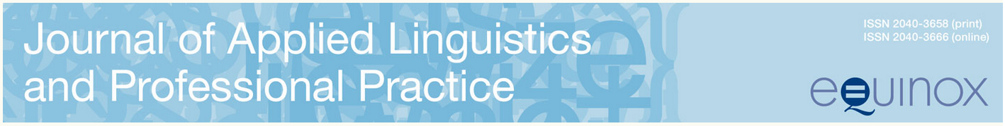 Journal of Applied Linguistics and Professional Practice