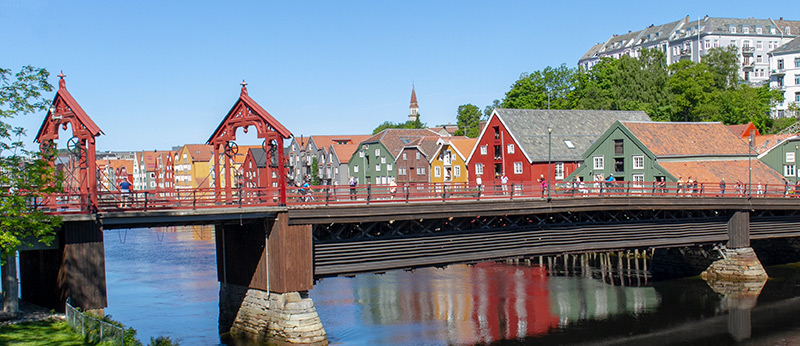 Den gamle bybro i Trondheim photo: Kjell T. Næsgaard | NTNU