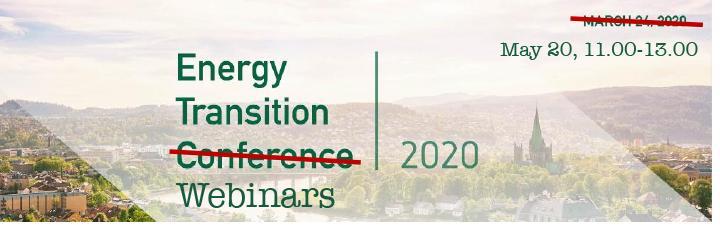 Bannerfoto. Energy transition webinar.