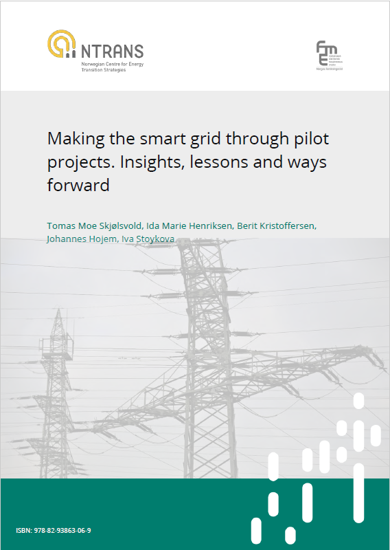 Cover of report on smart grid pilots
