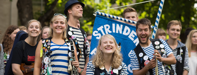 Strindens Promenade Orchester på Immatrikuleringen. Foto: Kai T. Dragland/ NTNU