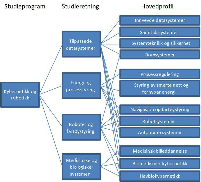 Struktur på studieprogrammet