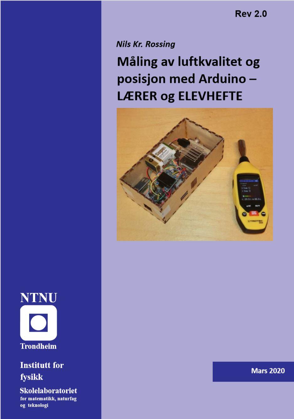 Lenke til heftet Måling av luftkvalitet og posisjon med Arduino.