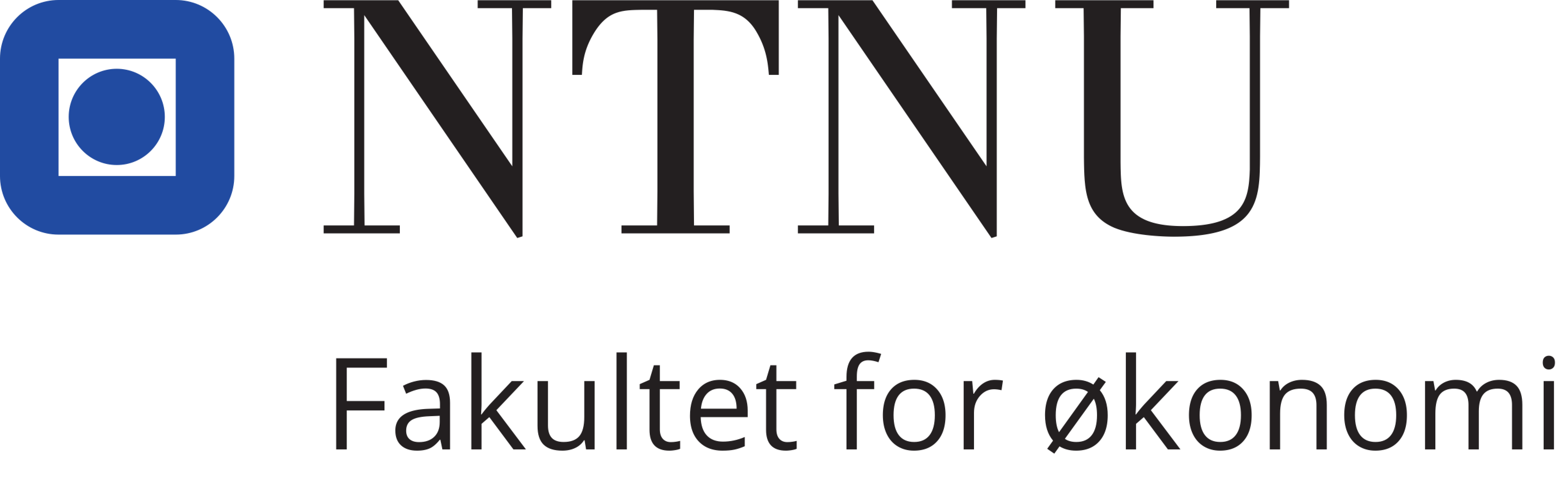 Logo NTNU fakultet for økonomi