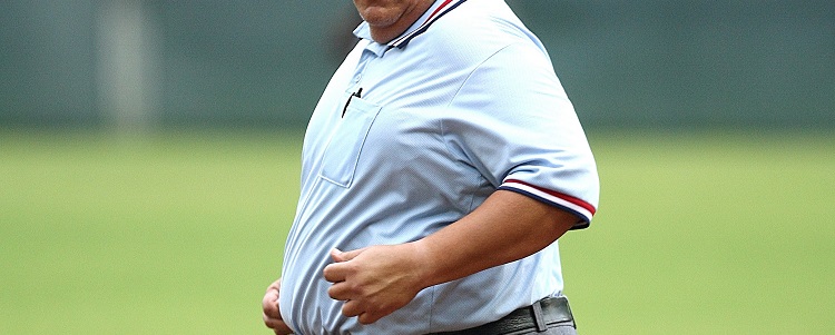 Mann med fedme
