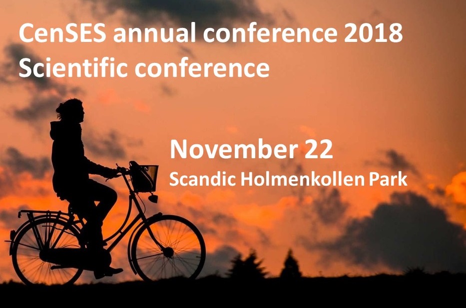 CenSES annual conference 22 November 2018 at Scandic Holmenkollen Park